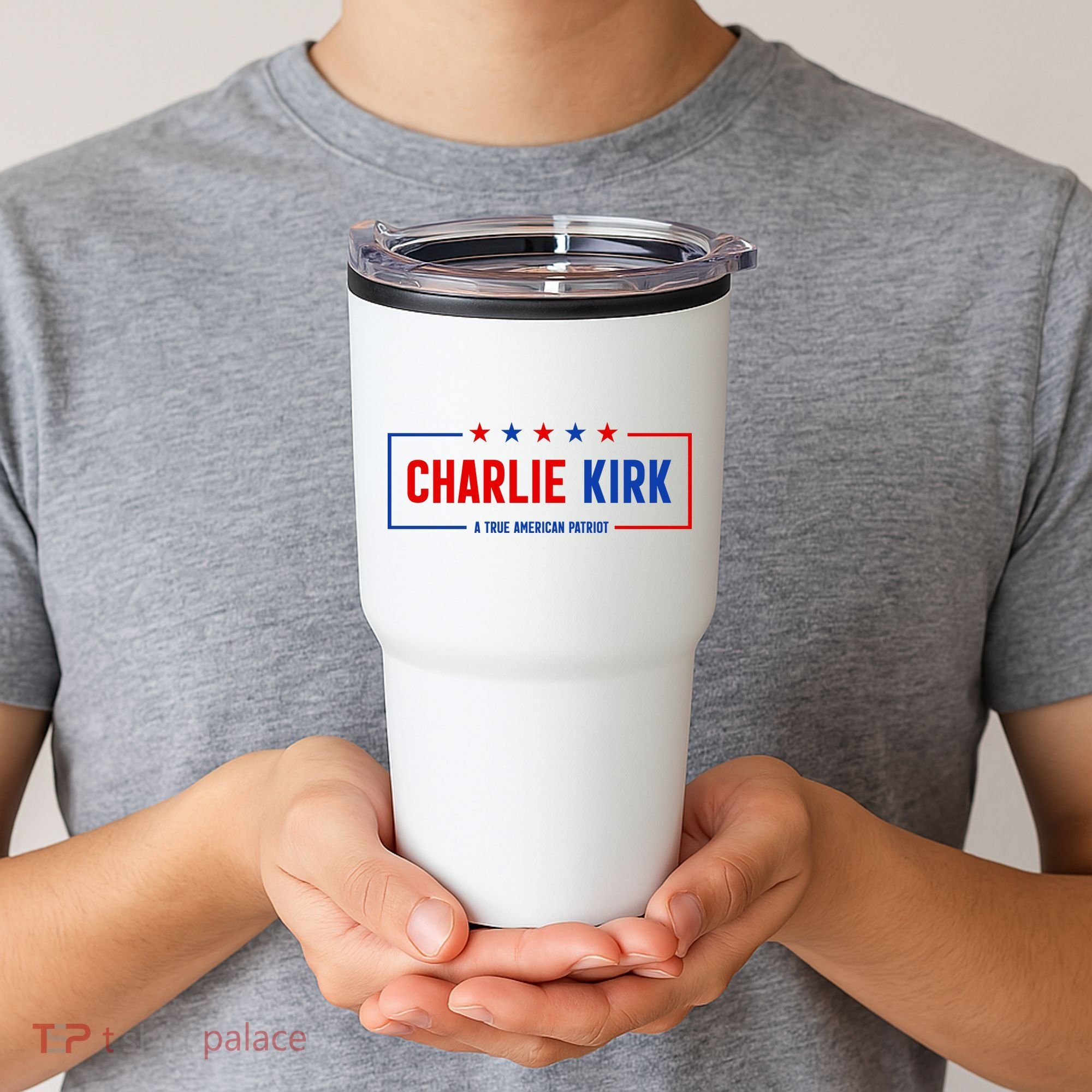 Charlie Kirk American Patriot Hero Tumbler