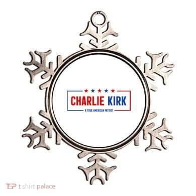 Charlie Kirk American Patriot Hero Ornament