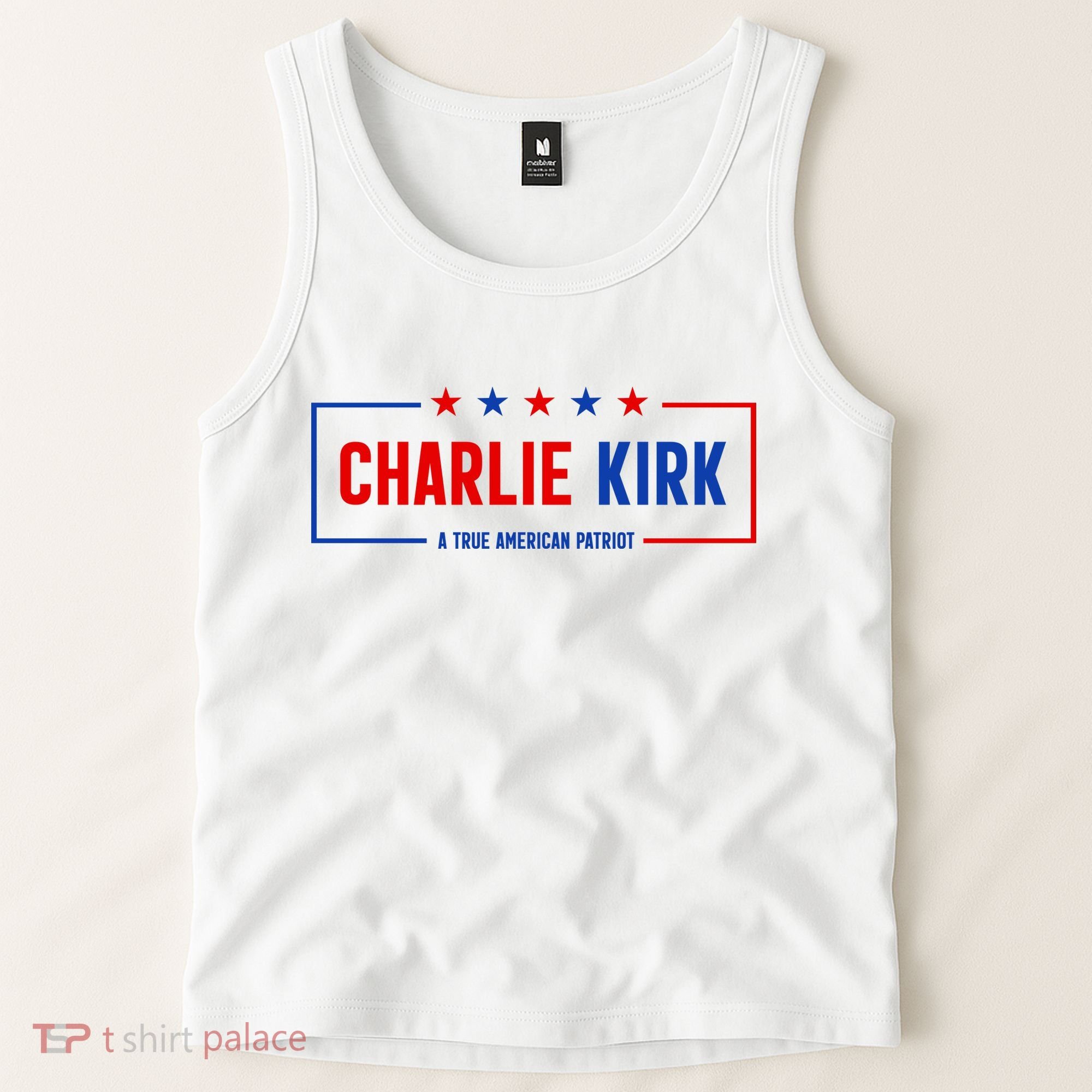 Charlie Kirk American Patriot Hero Tank Top