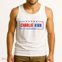 Charlie Kirk American Patriot Hero Tank Top thumb 3