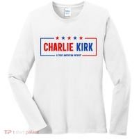Charlie Kirk American Patriot Hero Women's Long Sleeve Shirt thumb 0