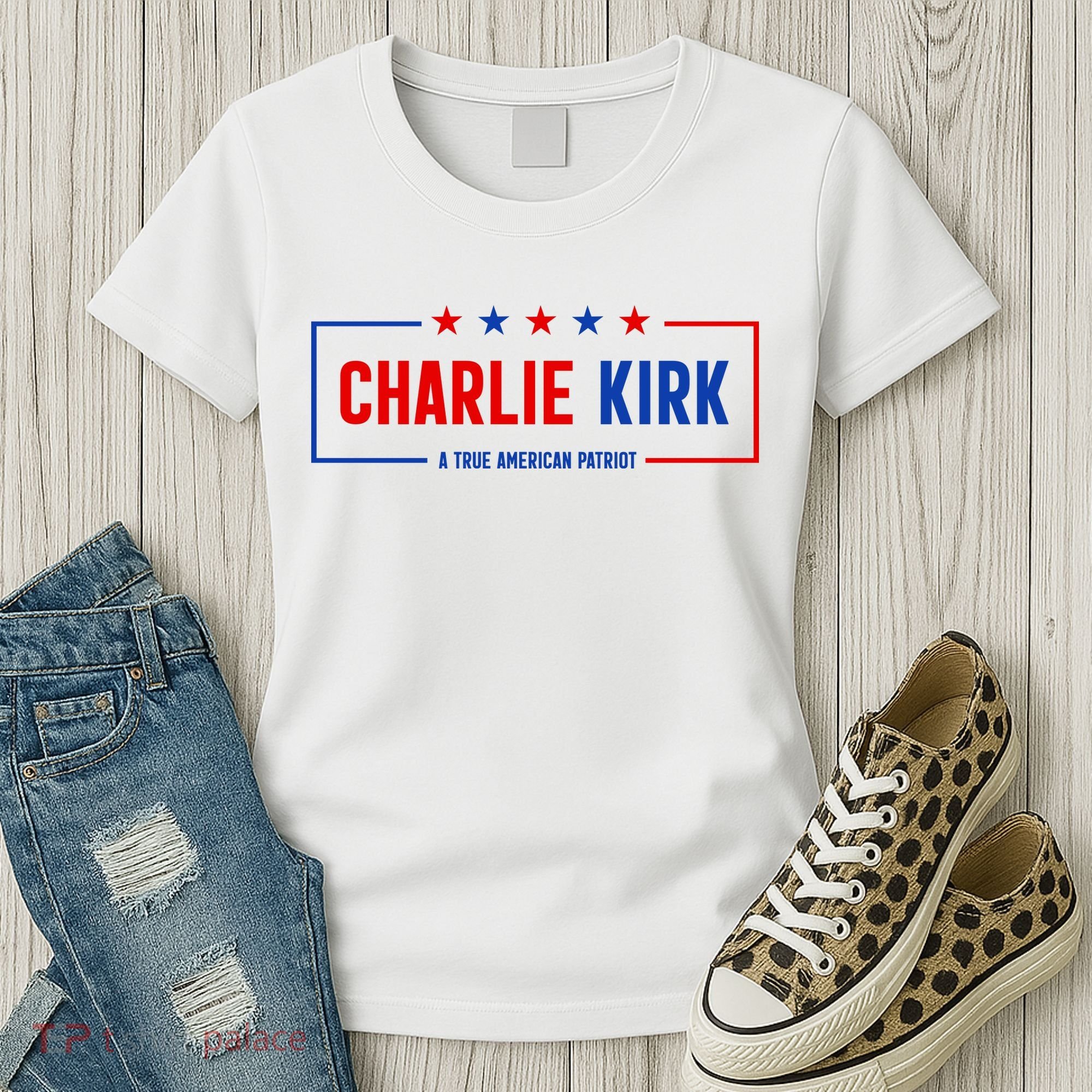 Charlie Kirk American Patriot Hero Women's T-Shirt