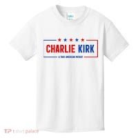 Charlie Kirk American Patriot Hero Kids T-Shirt thumb 0