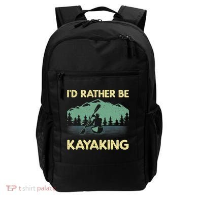 Cool Kayaking Art For Kayak Paddle Boating Kayaker Backpack