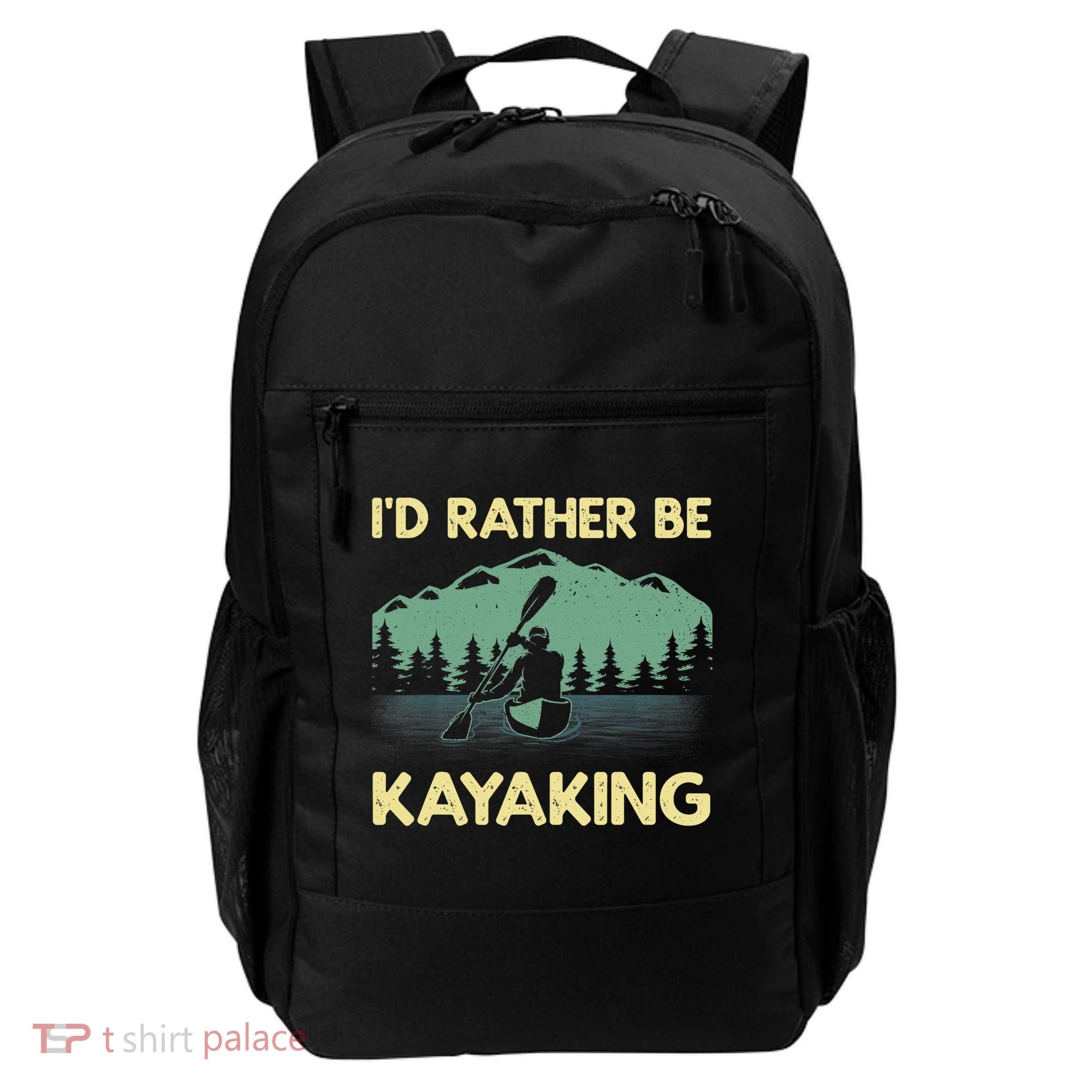 Cool Kayaking Art For Kayak Paddle Boating Kayaker Backpack