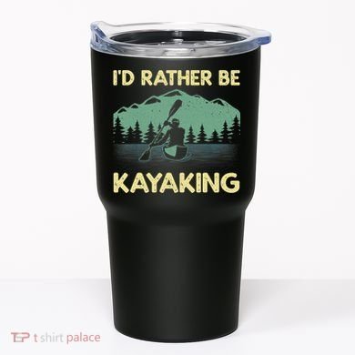 Cool Kayaking Art For Kayak Paddle Boating Kayaker Tumbler