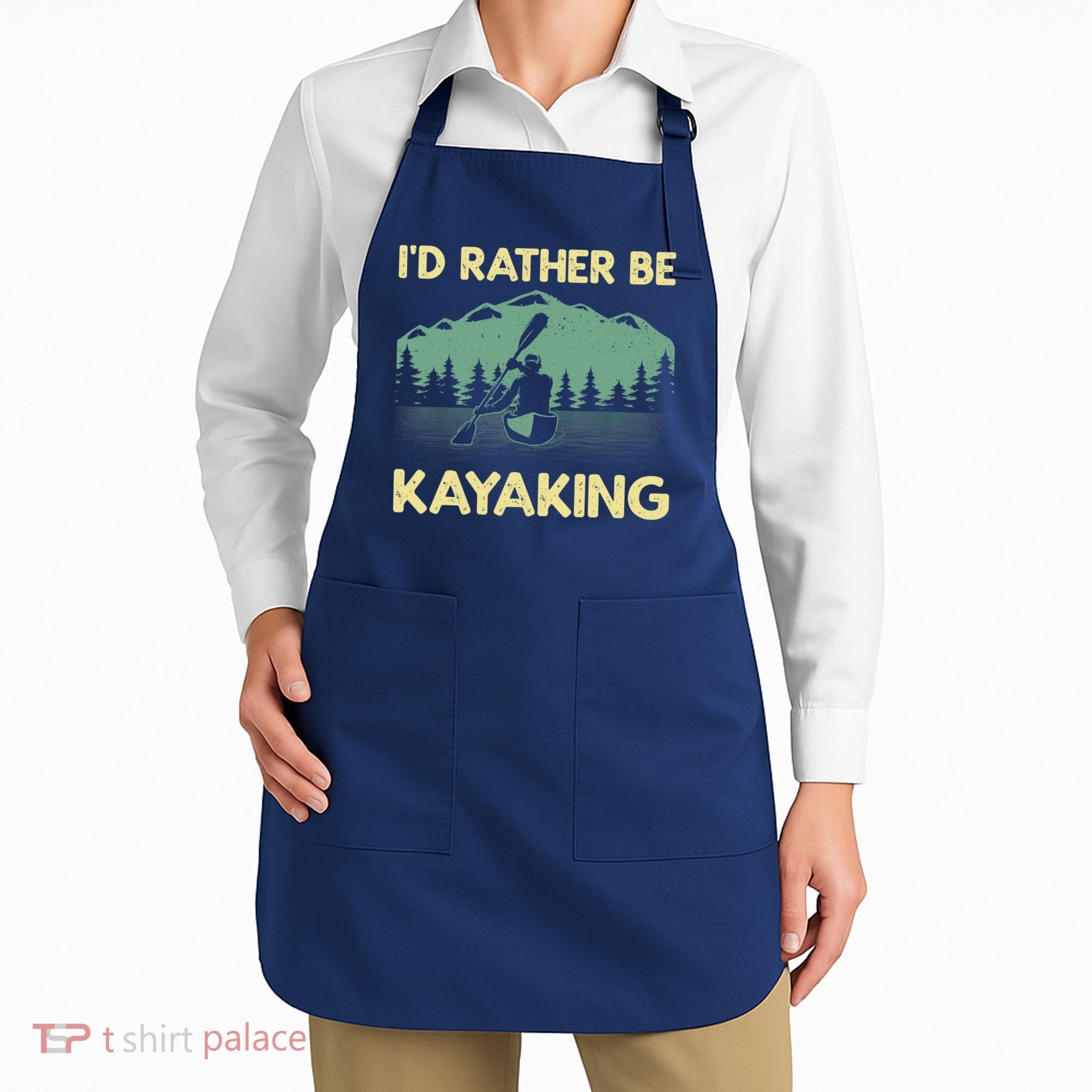 Cool Kayaking Art For Kayak Paddle Boating Kayaker Apron