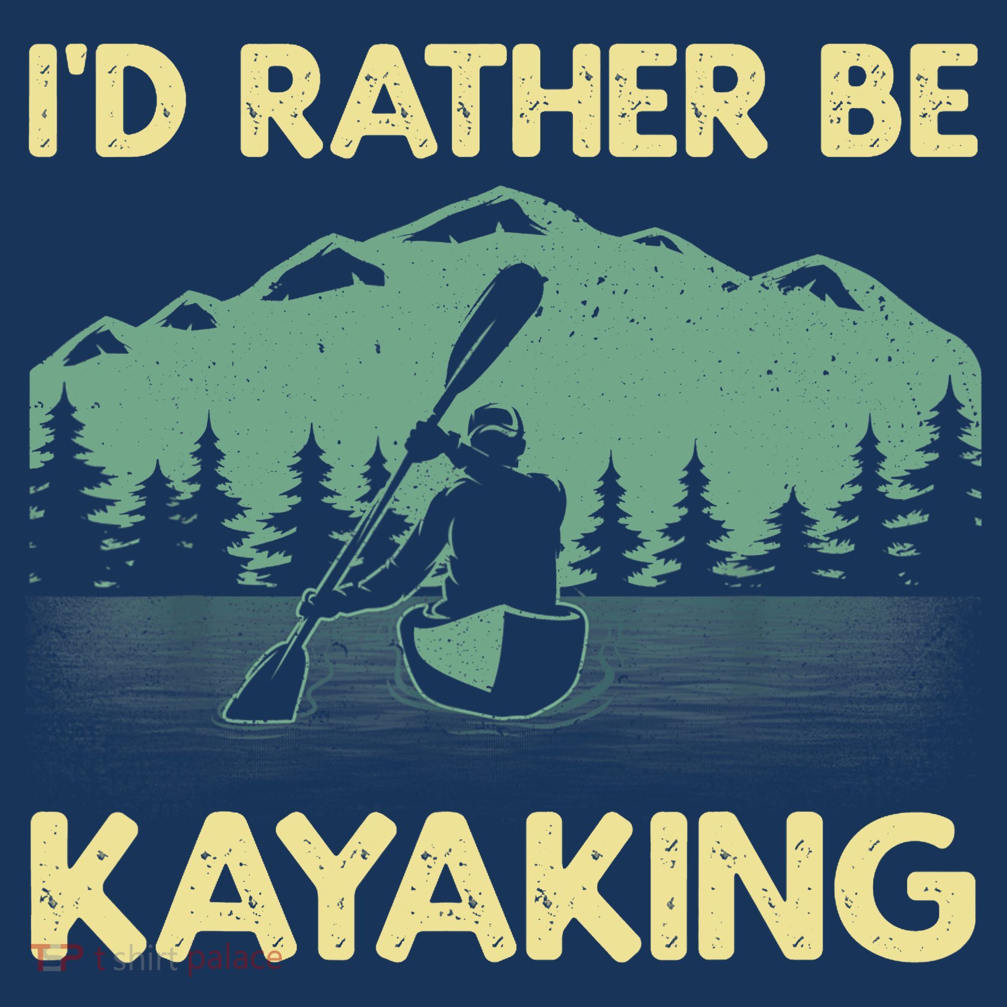 Cool Kayaking Art For Kayak Paddle Boating Kayaker Mousepad