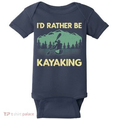Cool Kayaking Art For Kayak Paddle Boating Kayaker Baby Bodysuit