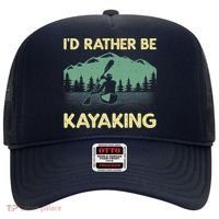 Cool Kayaking Art For Kayak Paddle Boating Kayaker Hat thumb 0