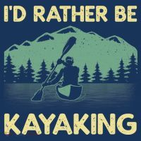 Cool Kayaking Art For Kayak Paddle Boating Kayaker Kids Sweatshirt thumb 2
