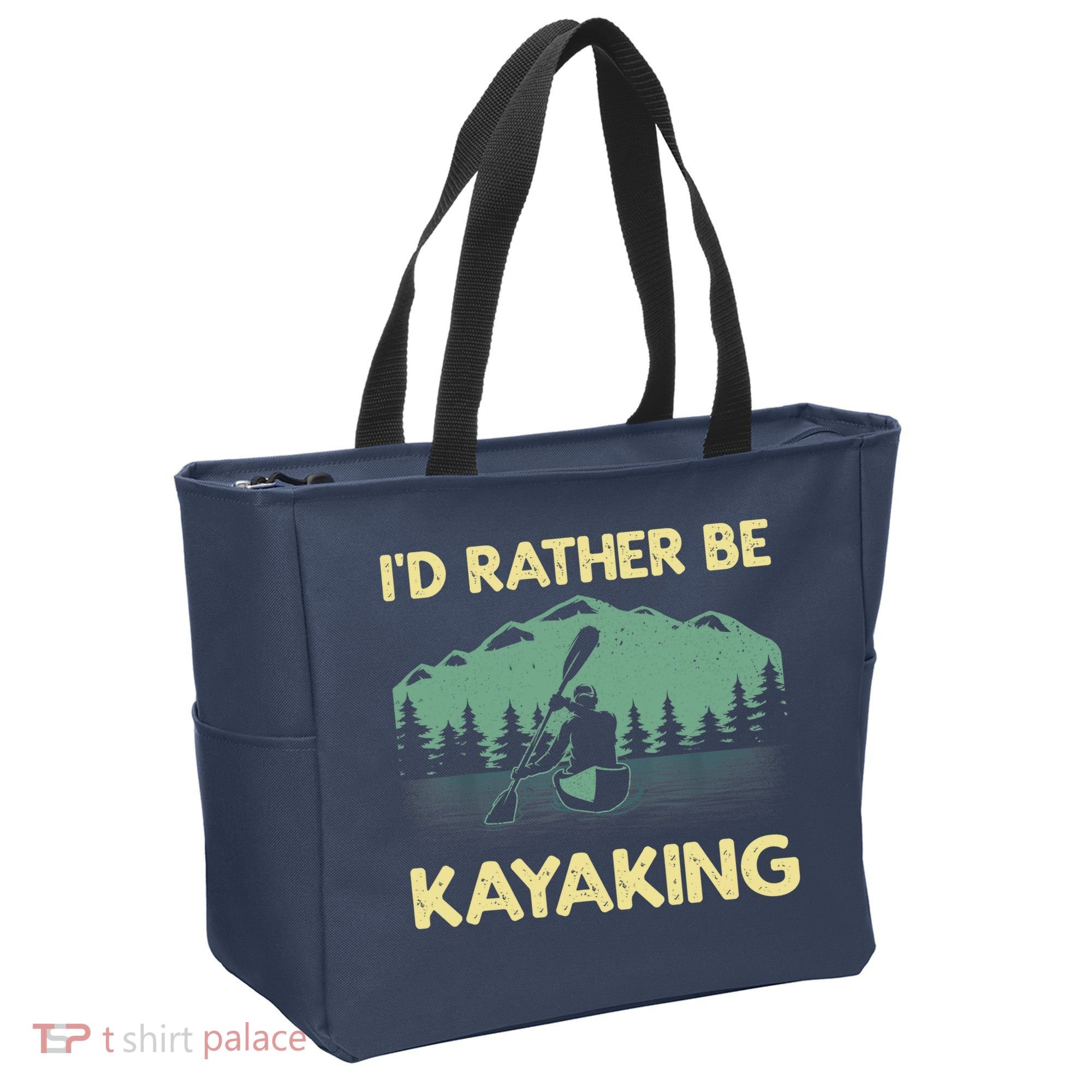 Cool Kayaking Art For Kayak Paddle Boating Kayaker Tote Bag