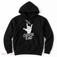 Choose Kind Asl Language Dragonfly Lover Insects Hoodie thumb 0