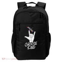 Choose Kind Asl Language Dragonfly Lover Insects Backpack thumb 0
