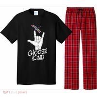 Choose Kind Asl Language Dragonfly Lover Insects Pajama Set thumb 0