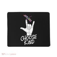Choose Kind Asl Language Dragonfly Lover Insects Mousepad thumb 0