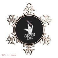 Choose Kind Asl Language Dragonfly Lover Insects Ornament thumb 0