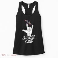 Choose Kind Asl Language Dragonfly Lover Insects Women's Tank Top thumb 0