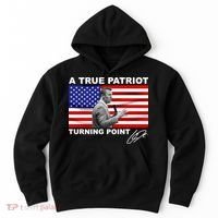 Charlie Kirk A True Patriot Turning Point Hoodie thumb 0