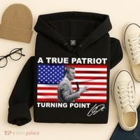 Charlie Kirk A True Patriot Turning Point Hoodie thumb 4