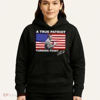 Charlie Kirk A True Patriot Turning Point Hoodie thumb 5