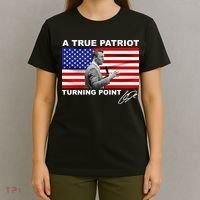 Charlie Kirk A True Patriot Turning Point T-Shirt thumb 4