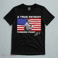 Charlie Kirk A True Patriot Turning Point T-Shirt thumb 5