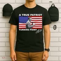 Charlie Kirk A True Patriot Turning Point T-Shirt thumb 6