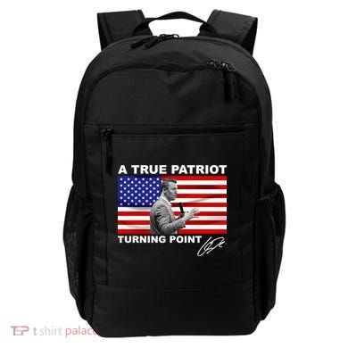 Charlie Kirk A True Patriot Turning Point Backpack