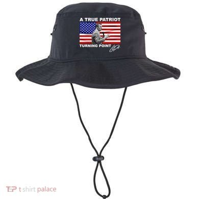 Charlie Kirk A True Patriot Turning Point Bucket Hat