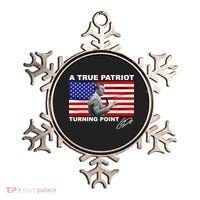 Charlie Kirk A True Patriot Turning Point Ornament thumb 0