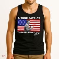 Charlie Kirk A True Patriot Turning Point Tank Top thumb 3