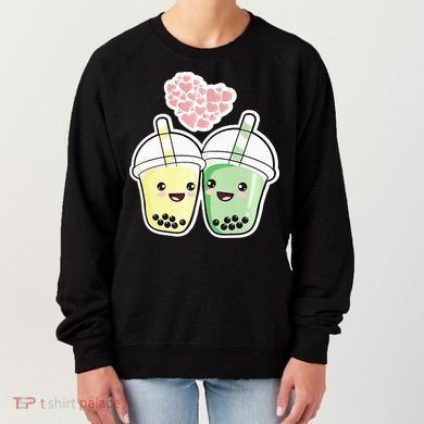 Cute Kawaii Boba Bubble Tea Women's Sweatshirt