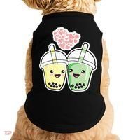 Cute Kawaii Boba Bubble Tea Doggie Tank thumb 0