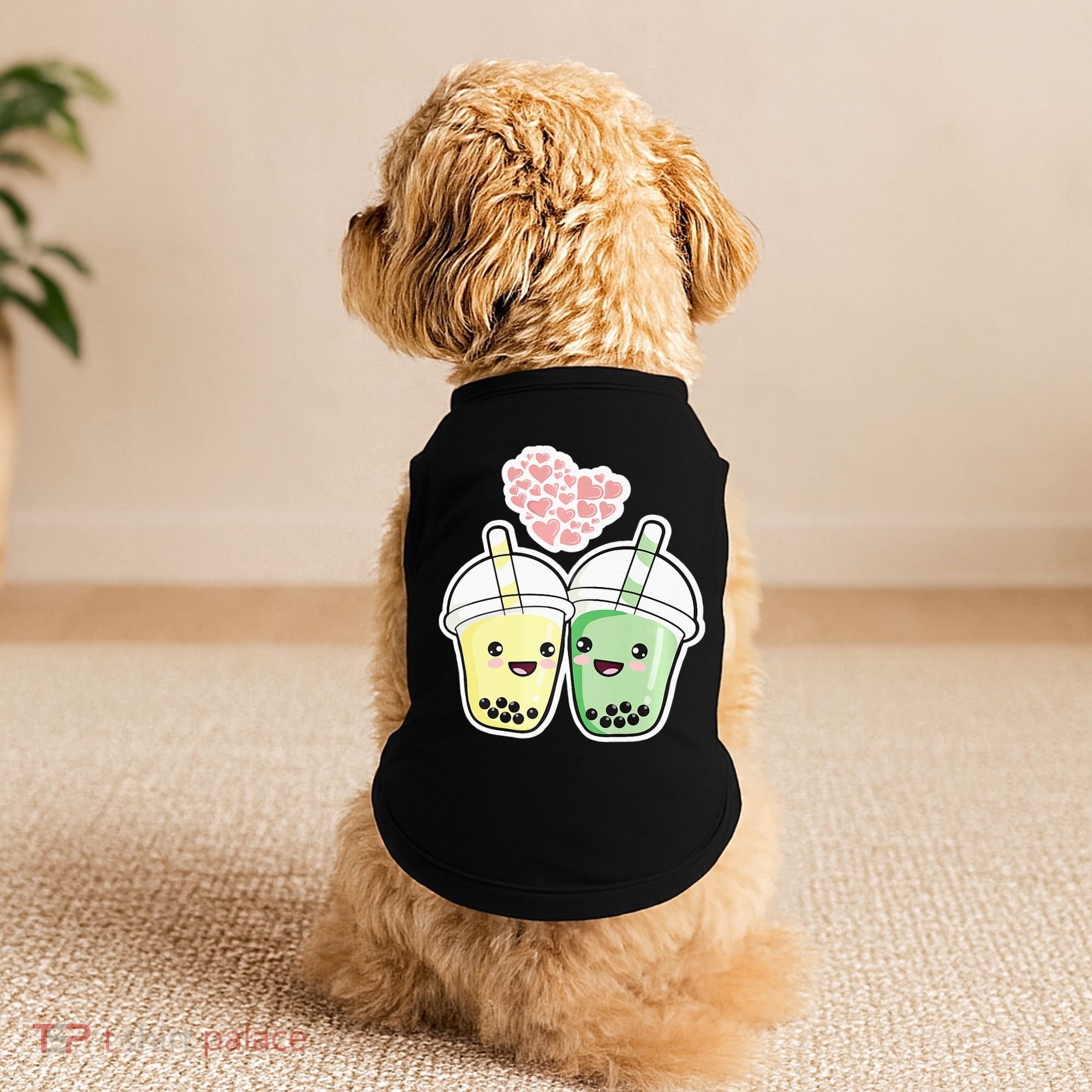 Cute Kawaii Boba Bubble Tea Doggie Tank