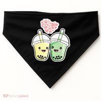 Cute Kawaii Boba Bubble Tea USA-Made Doggie Bandana thumb 0