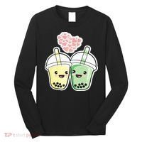 Cute Kawaii Boba Bubble Tea Long Sleeve Shirt thumb 0