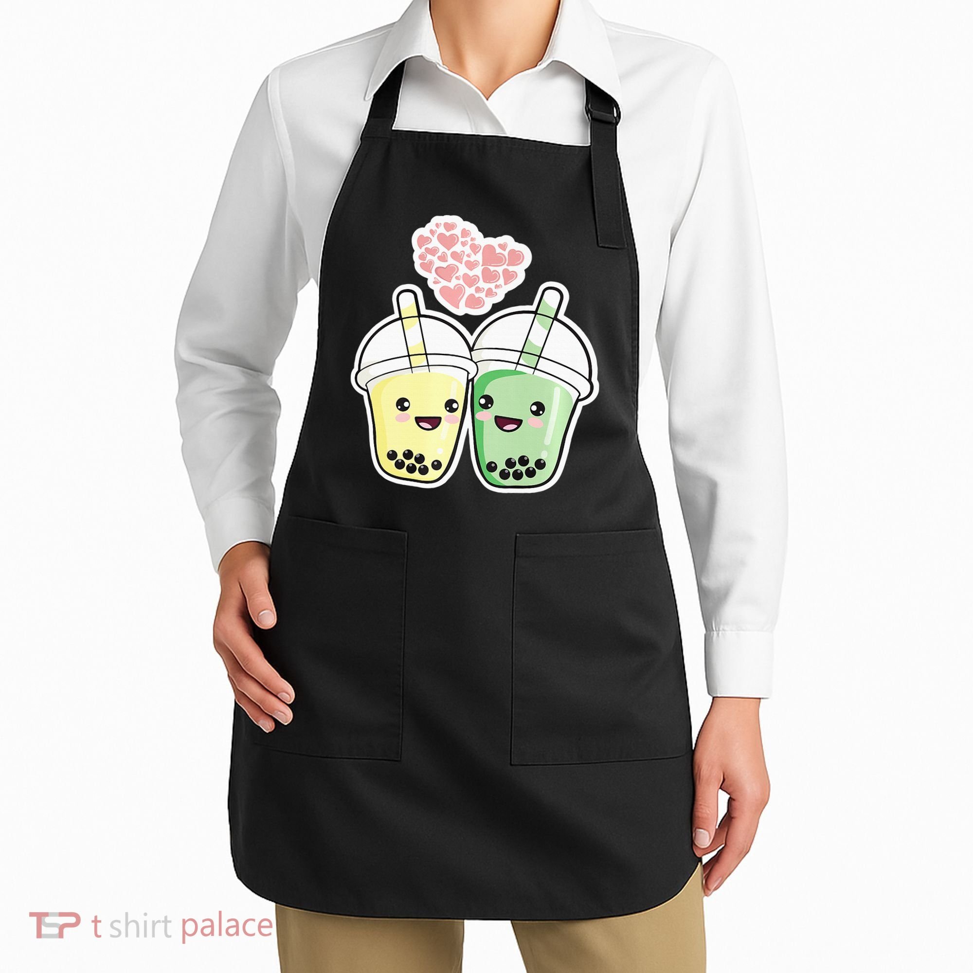 Cute Kawaii Boba Bubble Tea Apron