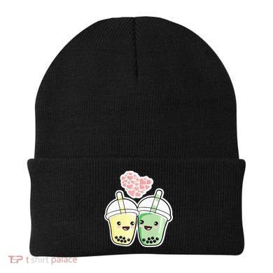 Cute Kawaii Boba Bubble Tea Beanie