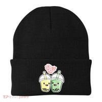 Cute Kawaii Boba Bubble Tea Beanie thumb 0