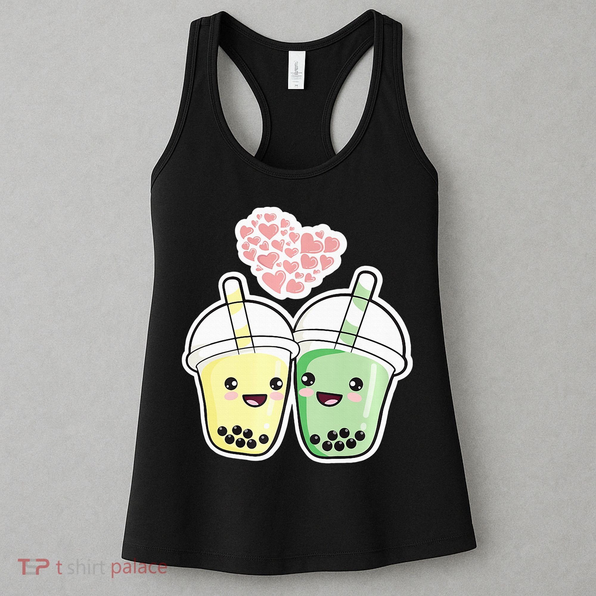 Cute Kawaii Boba Bubble Tea Women's Tank Top
