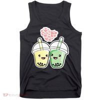 Cute Kawaii Boba Bubble Tea Tank Top thumb 0