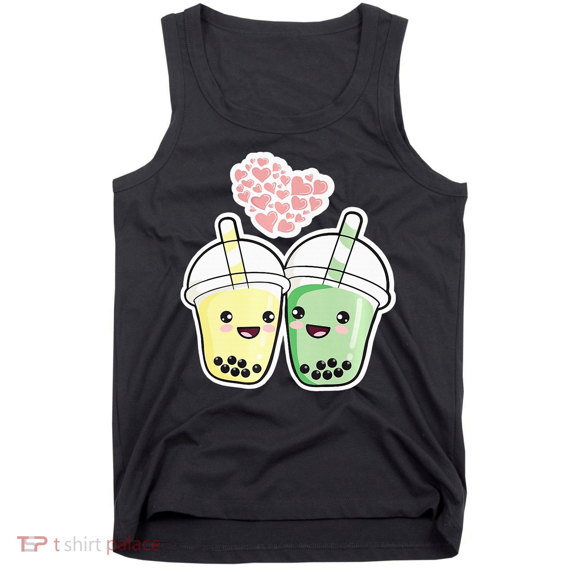 Cute Kawaii Boba Bubble Tea Tank Top