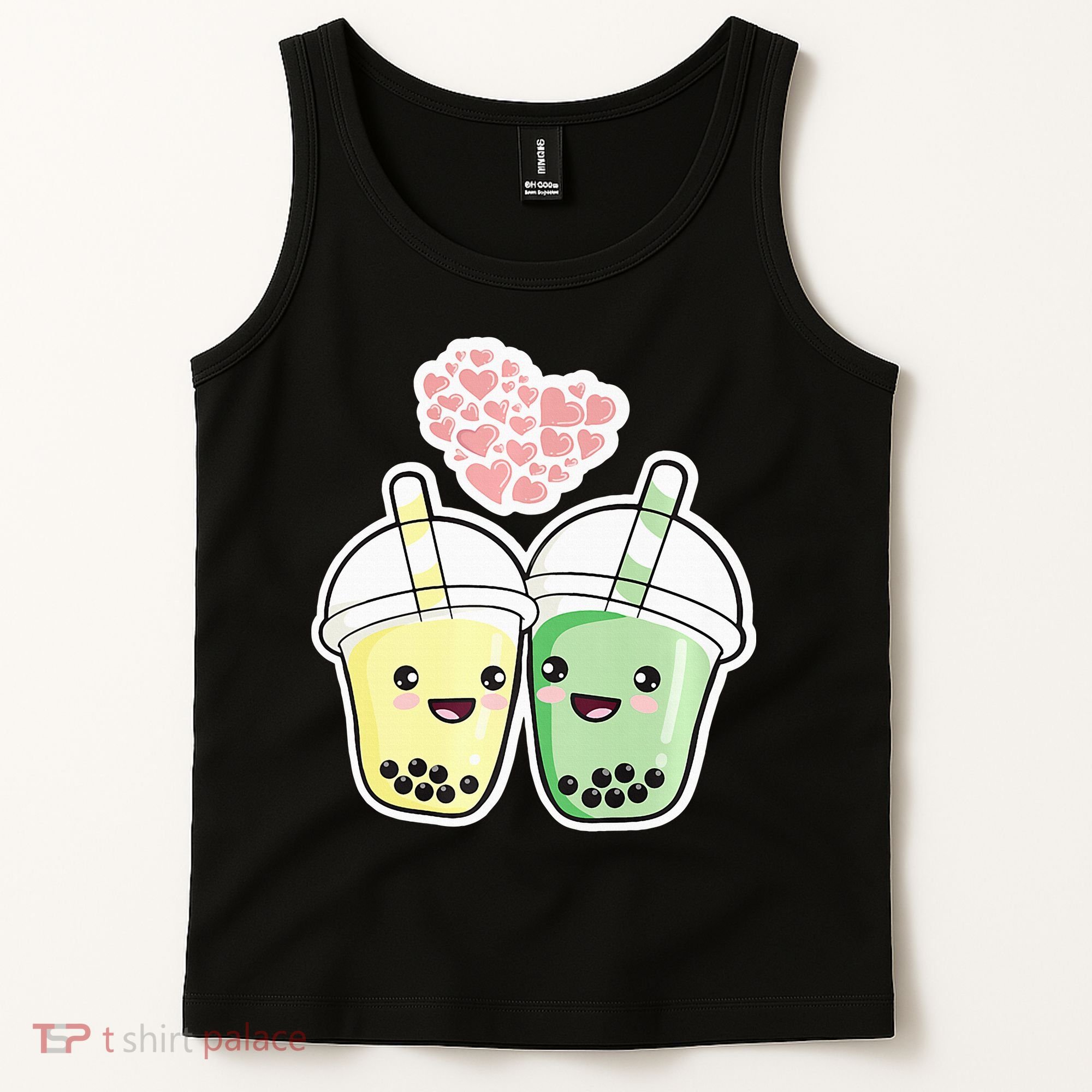 Cute Kawaii Boba Bubble Tea Tank Top