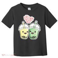 Cute Kawaii Boba Bubble Tea Toddler T-Shirt thumb 0