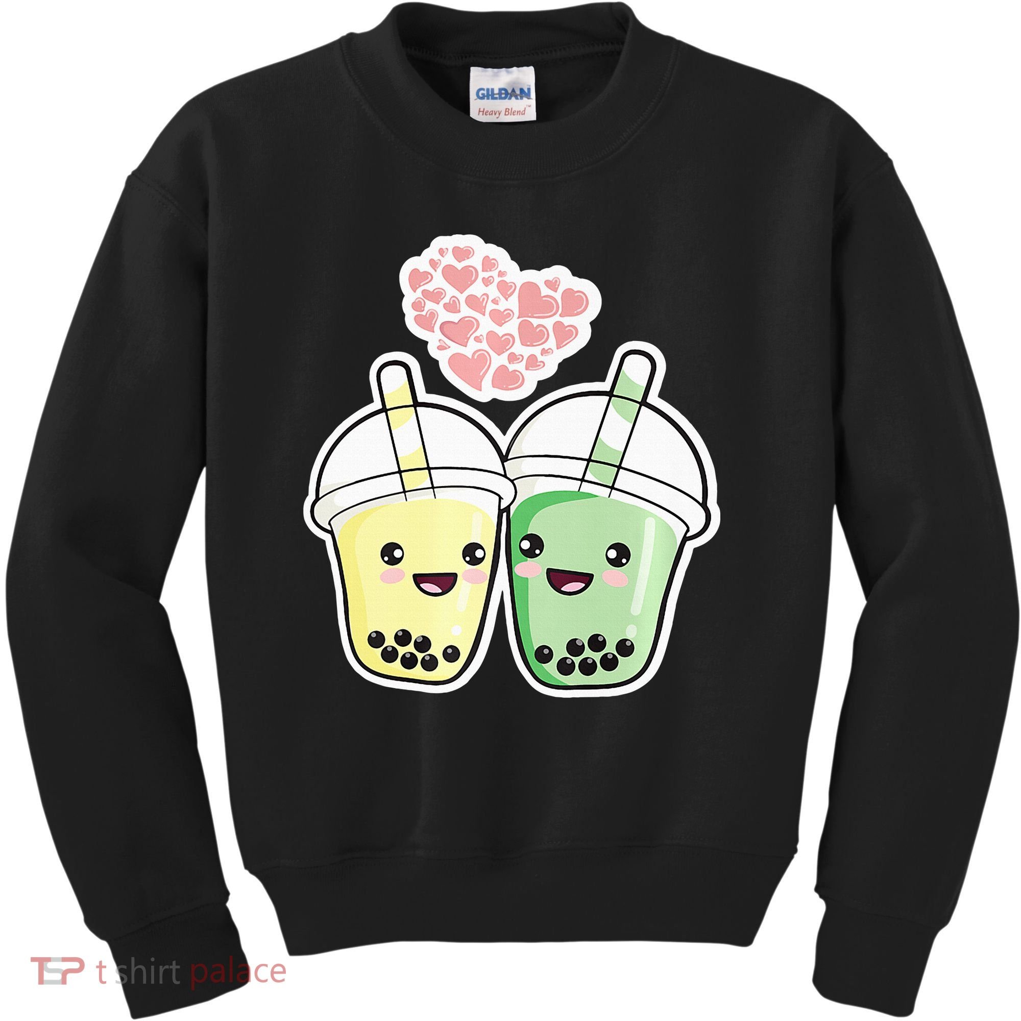 Cute Kawaii Boba Bubble Tea Kids Sweatshirt
