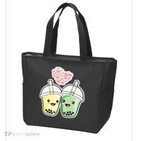 Cute Kawaii Boba Bubble Tea Tote Bag thumb 3