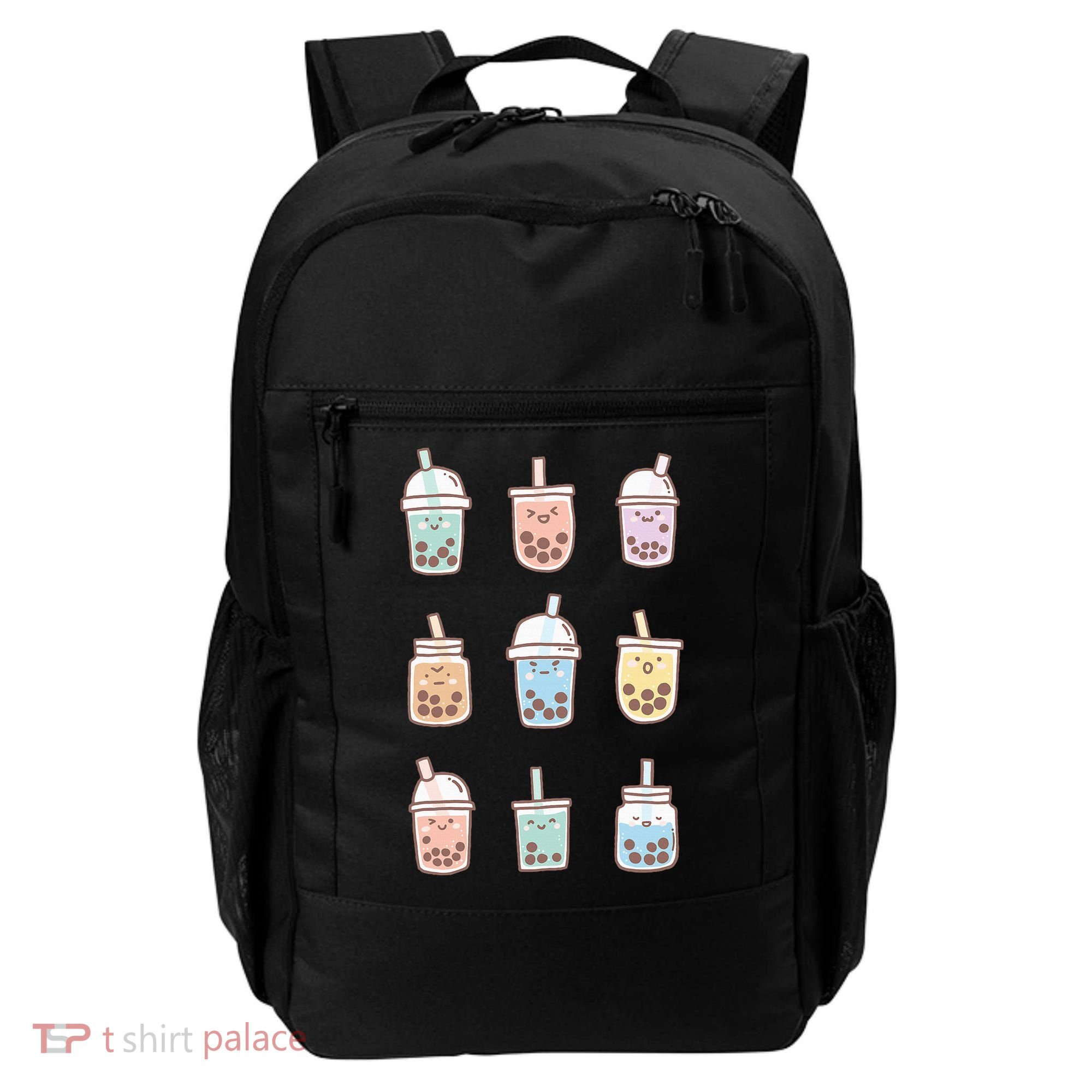 Cute Kawaii Boba Anime Bubble Tea Pastel Backpack