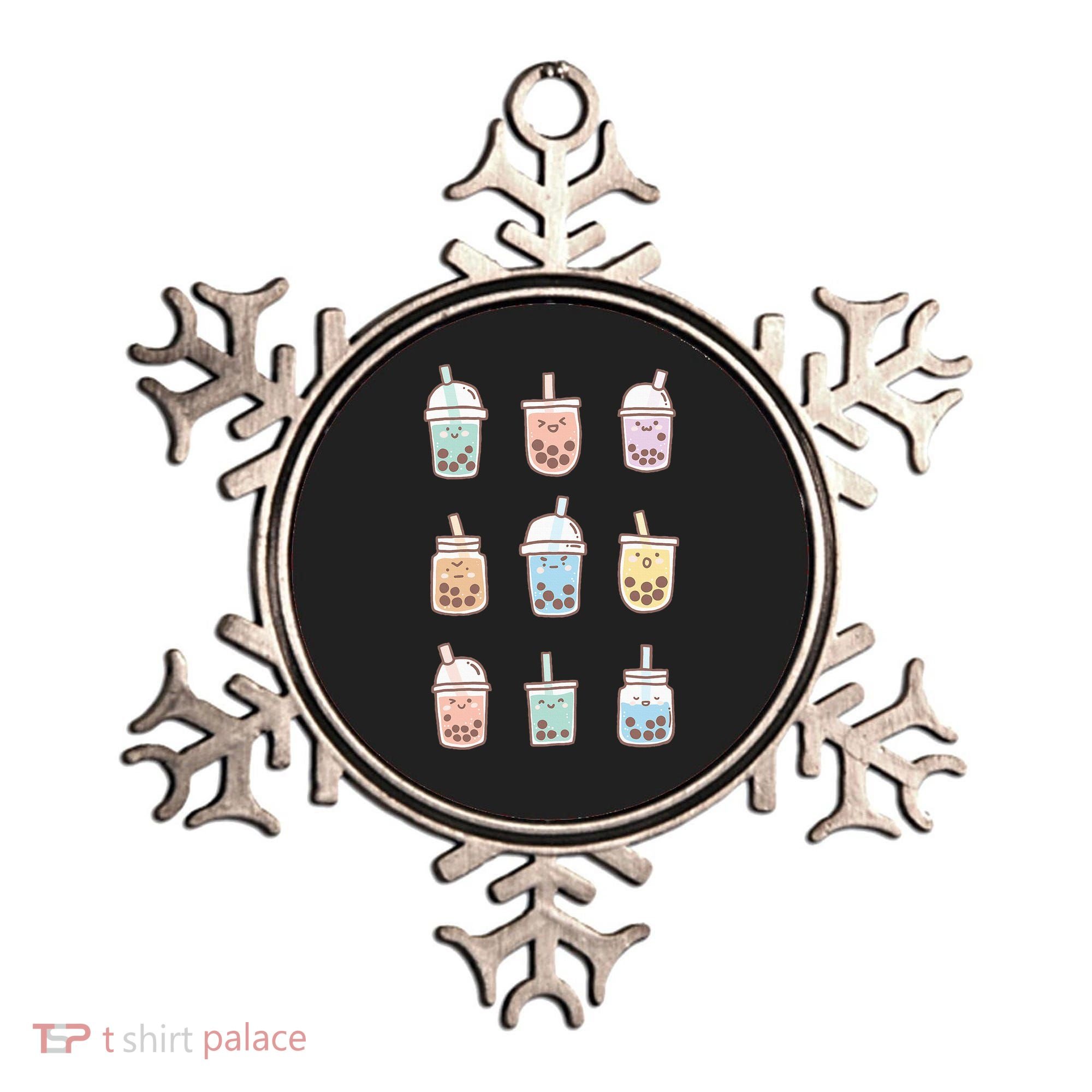 Cute Kawaii Boba Anime Bubble Tea Pastel Ornament