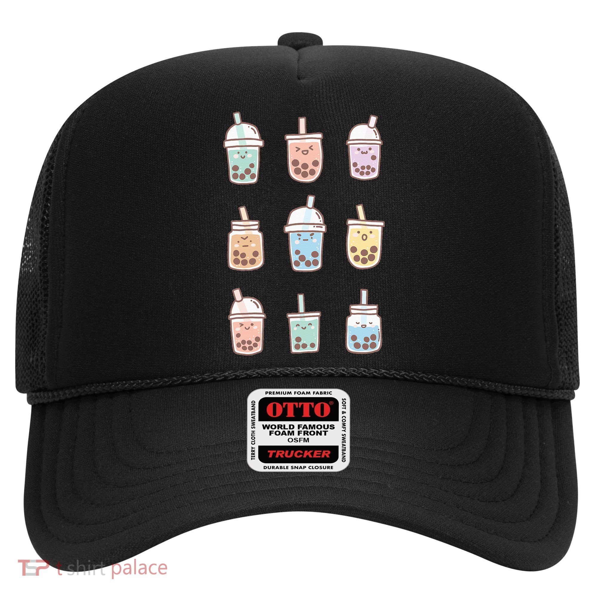 Cute Kawaii Boba Anime Bubble Tea Pastel Hat